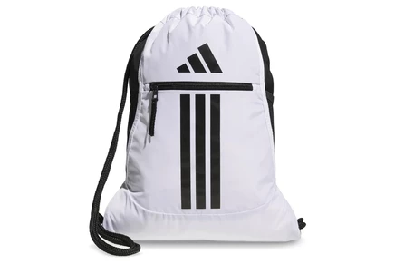 Рюкзак-мешок Adidas Alliance, бело-черный
