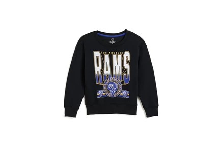 Детский свитшот Junk Food NFL Los Angeles Rams, черный