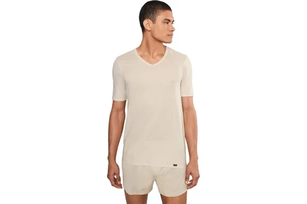 Футболка Hanro Ultralight Short Sleeve V-Neck Shirt