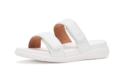 Сандалии FitFlop F-mode Go Adjustable Flatform Two-Bar Slides
