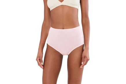 Naomi & Nicole No Show No Lines Brief veiled rose