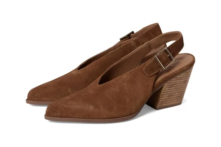 Женские туфли Seychelles Baby Faced Heel замшевые, коричневые