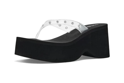 Seychelles High Tide clear leather