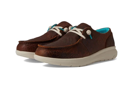 Женские кроссовки Ariat Hilo brown blanket emboss