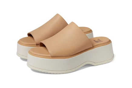 SOREL Dayspring Slide Sandal honest beige/chalk