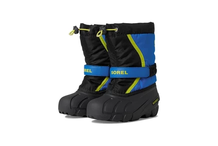 Детские зимние сапоги SOREL Flurry, черно-синие