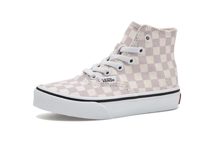 Детские кеды Vans Authentic Hi 2.0 Zip, розовые в клетку