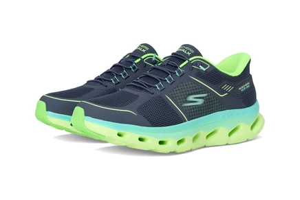 Женские кроссовки Skechers Performance Go Walk Glide Step 2.0, темно-синий/лайм