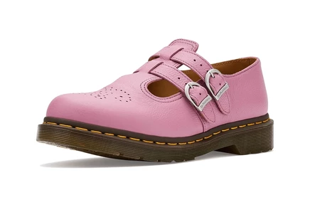 Женские туфли Dr Martens 8065 Mary Jane, пыльно-розовые