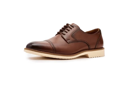 Мужские оксфорды Stacy Adams Vogel Cap Toe, коньячные