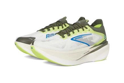 Женские кроссовки Brooks Hyperion Max 3 blanc/acid lime/blue
