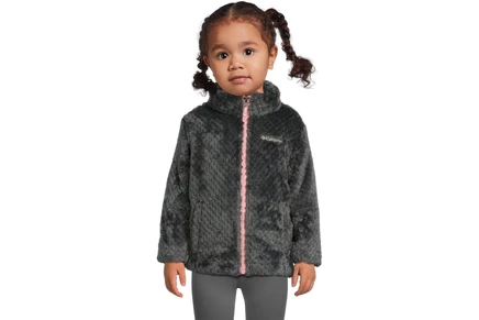 Детская флисовая куртка Columbia Kids Fire Side Sherpa, серая