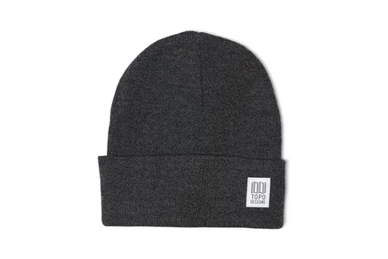 Унисекс шапка Topo Designs Work Cap, асфальт/черный меланж