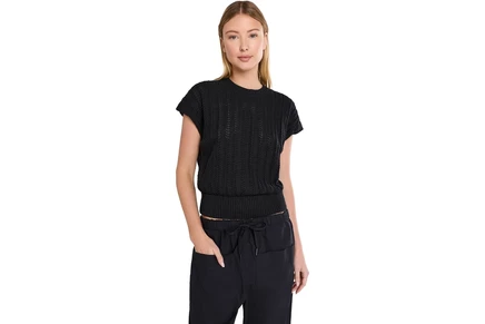 Свитер Lilla P Novelty Stitch Wedge Sweater