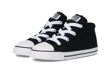 Детские кеды converse chuck taylor madison, черно-белые