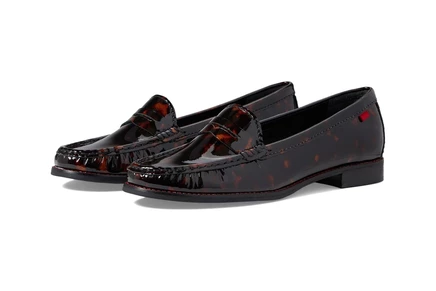Женские лоферы Marc Joseph New York East Village, лакированные коричневые