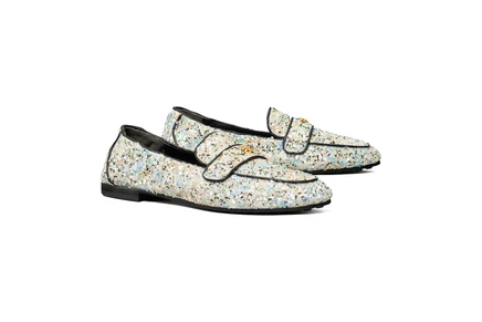 Женские лоферы Tory Burch Ballet Loafer, мульти/черные