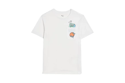 Детская футболка Puma Kids Beach Club, белая