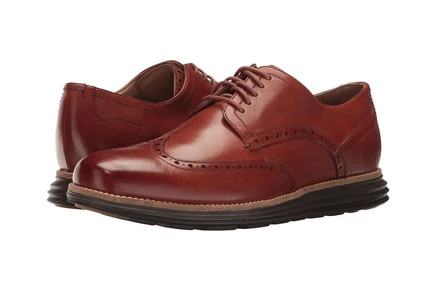 Оксфорды Cole Haan Originalgrand Shortwing, кожа, коричневые