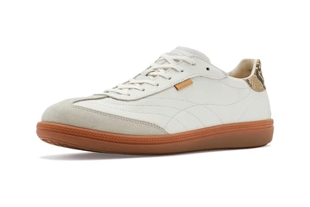 gravel suede/white/python