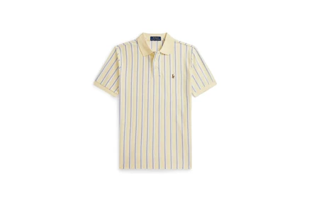 Детская полосатая рубашка-поло polo ralph lauren kids, желтая/мультицвет