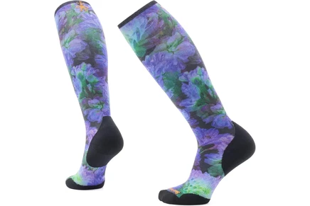 Носки Smartwool Ski Targeted Cushion Electric Lotus Print Over The Calf Socks