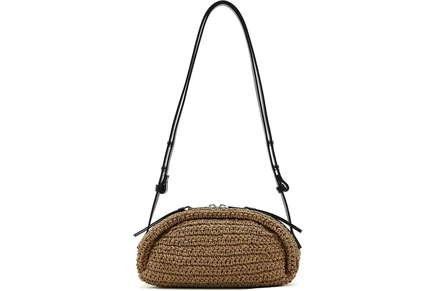 AllSaints Rosalie Arc Raffia biscuit brown