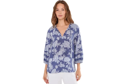 Блузка Tommy Bahama Breezy Blooms 3/4 Sleeve Blouse