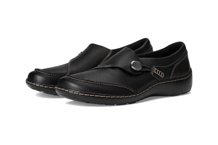 Женские лоферы Clarks Cora Teresa кожаные, черные