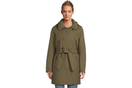 Женская утепленная тренч Helly Hansen Welsey, оливковый