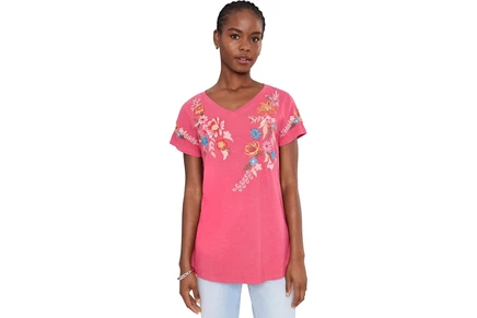 Karyn Seo Flo Tee azalea pink