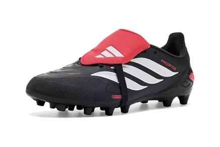 Детские бутсы Adidas Predator League, чёрно-бело-красные