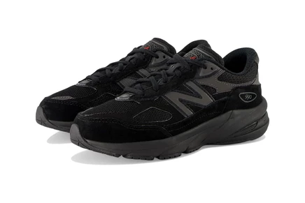 New Balance Kids 990V6 (Infant/Toddler/Little Kid/Big Kid) black/black metallic 2