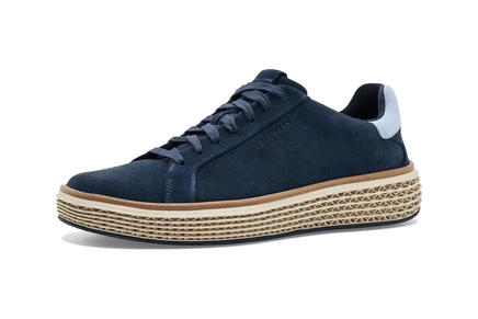 Cole Haan Grandpro Court Skyweave Sneakers navy blazer/blue blizzard/pumice stone suede