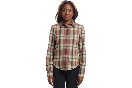 Flylow Brigitte Tech Flannel bluff/mist plaid