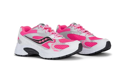 Детские кроссовки Saucony Kids Volt 1000, белые/серебристые/фуксия
