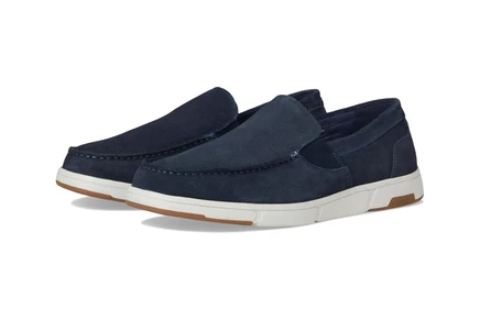 Мужские кроссовки Nunn Bush Luca Moccasin Toe Venetian Suede Slip-On Lightweight Comfortable Loafers
