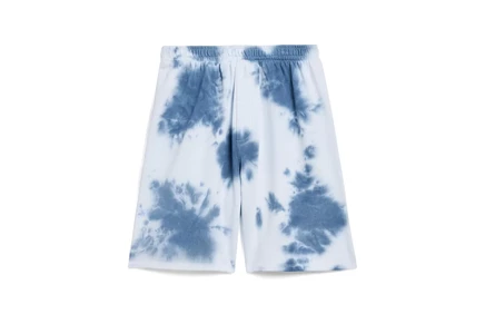 Chaser Kids Cotton French Terry Wide Leg Shorts (Little Kid/Big Kid) mistel tie-dye