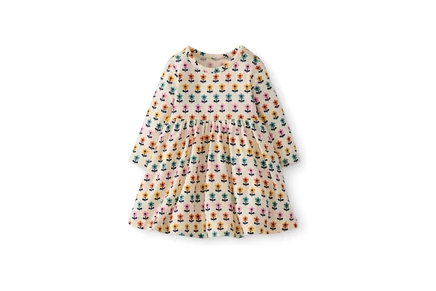Платье Hanna Andersson Long Sleeve Playtime Dress in HannaSoft (Infant/Toddler)
