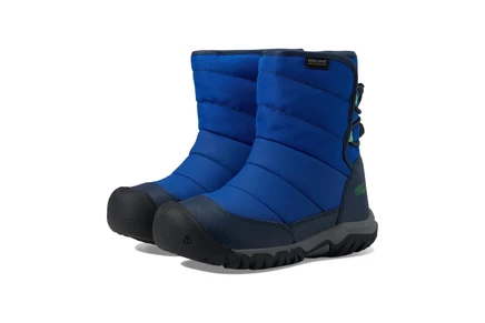 Детские ботинки KEEN Kids Puffrider, темно-синие