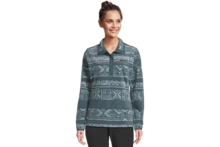 Женская ветровка Columbia Benton Springs Printed 1/2 Snap, разноцветная
