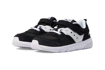 Мужские кроссовки Saucony Kids Originals Jazz Lite 2.0 (Toddler/Little Kid) black/white