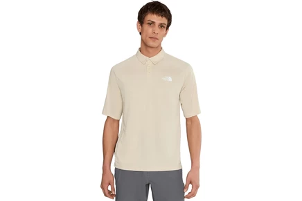 Мужская поло the north face lightrange packable, песочный