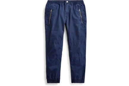 Брюки Polo Ralph Lauren Kids Cotton Poplin Jogger Pants (Little Kids)