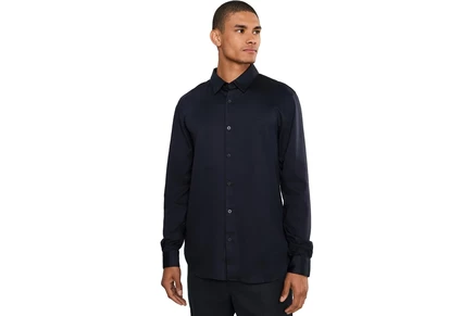 Lacoste Slim Fit Cotton Blend Shirt abysm