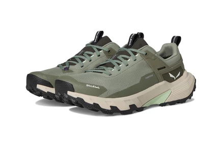 Женские треккинговые ботинки Salewa Pedroc 2 PTX, серо-зелёные