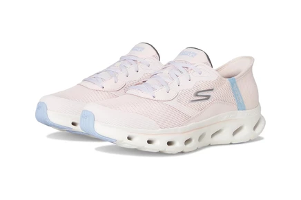 Женские кроссовки SKECHERS Performance Go Walk Glide Step 2.0 Belah Hands Free Slip-Ins light pink