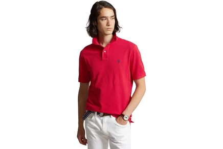 Polo Ralph Lauren Custom Slim Fit Mesh Polo