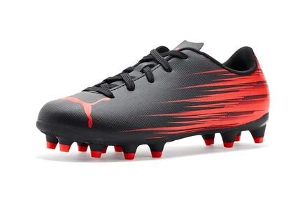 Детские бутсы Puma Attacanto Firm, черно-красные