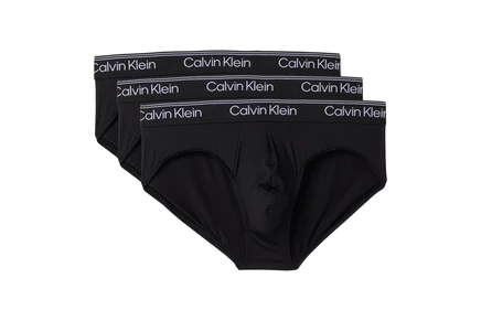 Мужские брифы Calvin Klein Micro Stretch 3 шт., черные